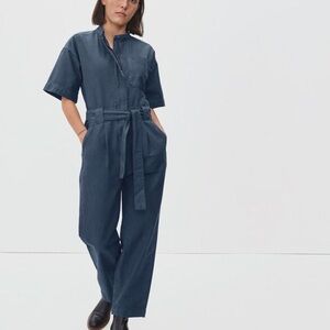 EVERLANE Fatigue Short-sleeve Jumpsuit